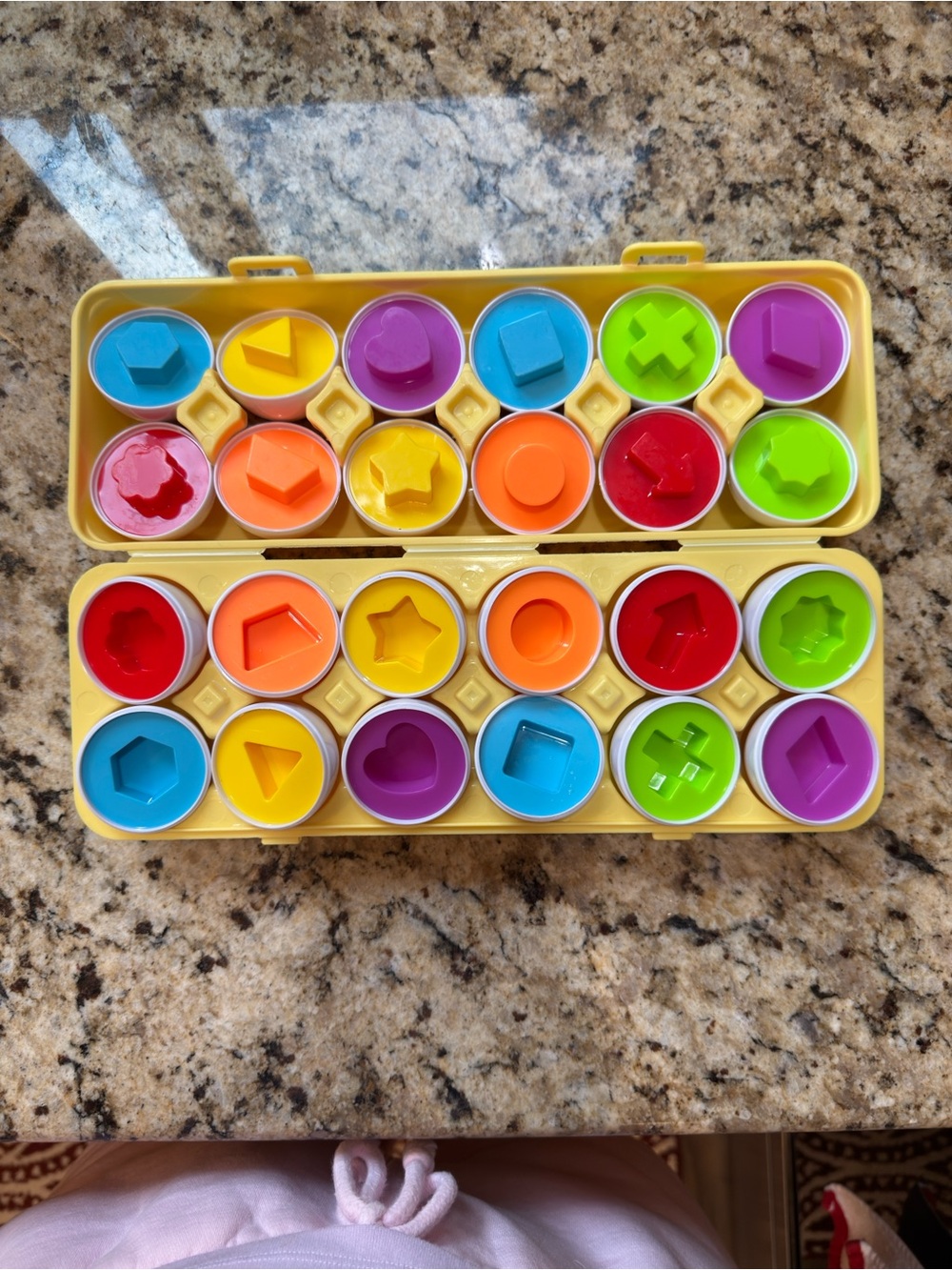 Montessori geometric eggs